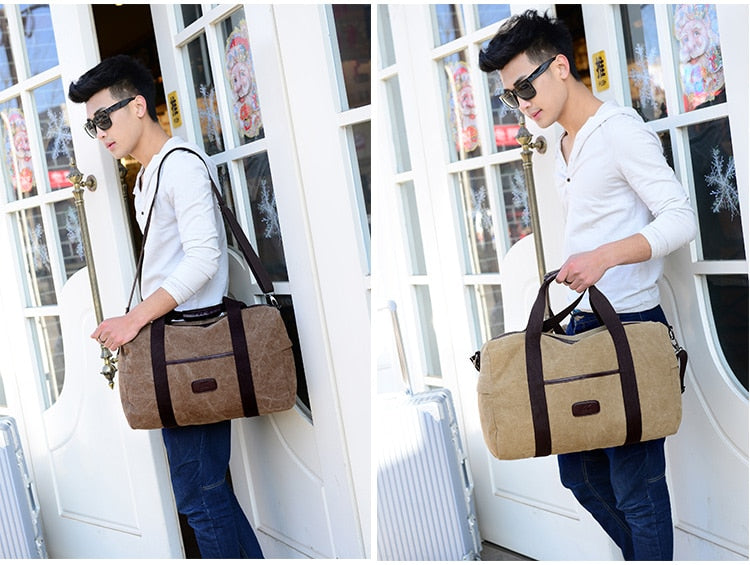 Vintage Canvas Duffle Bags